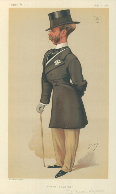 Sir Francis Seymour, Albert Seymour, 11 agosto 1877, caricatura di Vanity Fair da Carlo Pellegrini