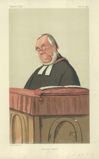 Il reverendo James Augustus Hessey da Carlo Pellegrini