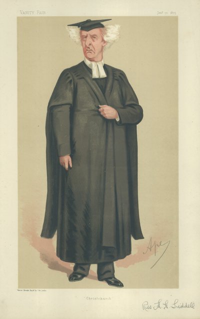 Il molto reverendo Henry George Liddell da Carlo Pellegrini