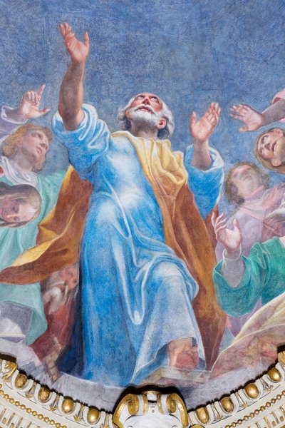 Discesa dello Spirito Santo sui Dodici Apostoli (dettaglio), c.1575 da Carlo Urbino