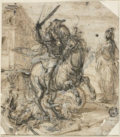 San Giorgio e il Drago da Carlo Urbino