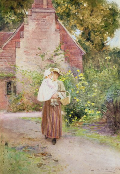 Andando al villaggio da Carlton Alfred Smith