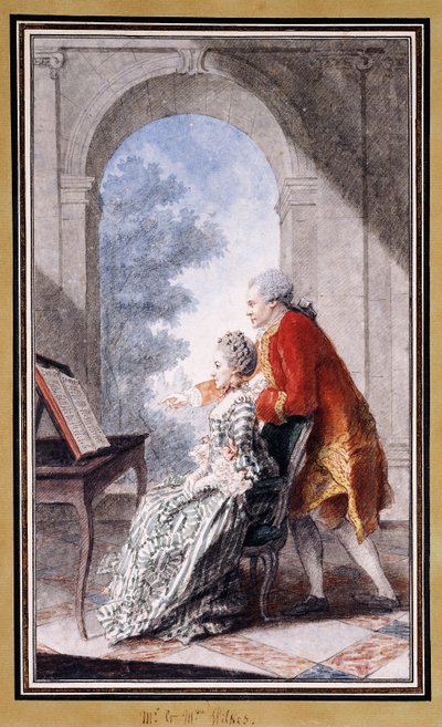 John Wilkes e Miss Gertrude Carmontelle da Carmontelle