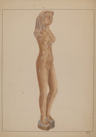 Nudo scolpito da Carol Larson