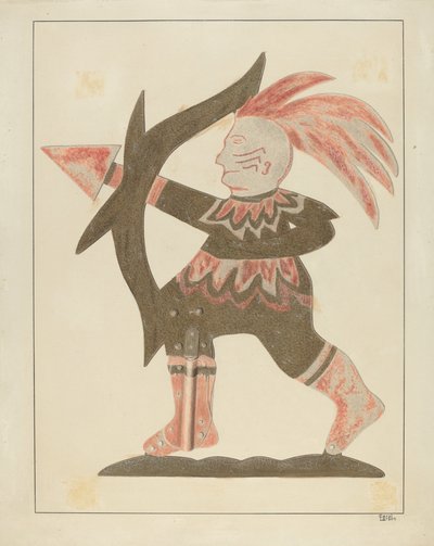 Segnavento indiano, c. 1936 da Carol Larson