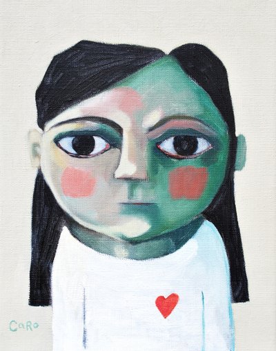 Ragazza con il cuore rosso da Caroline Roberts