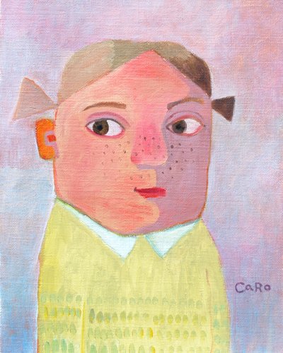 Bambino eccentrico con il viso spaccato da Caroline Roberts
