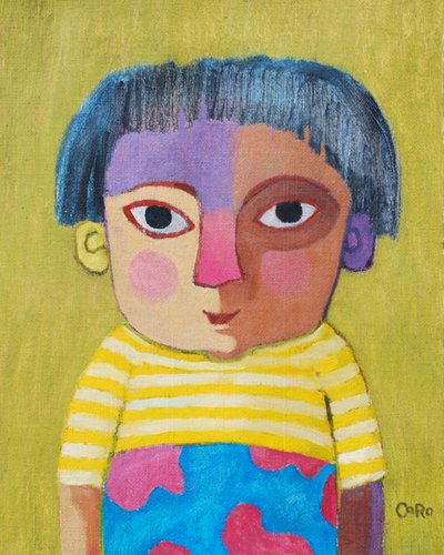 Ritratto stravagante di un bambino da Caroline Roberts
