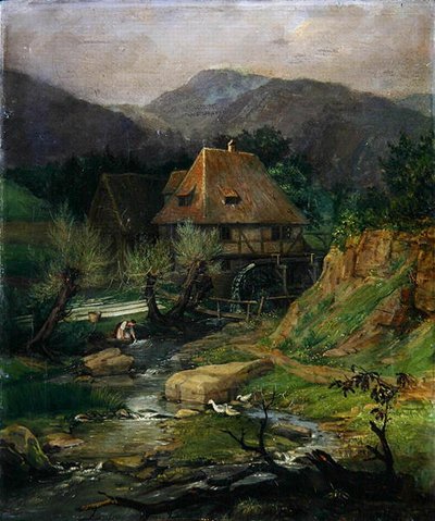 Mulino vicino a Doernberg da Caroline von der Embde
