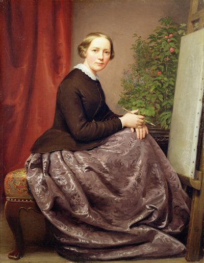 Autoritratto, 1855 da Caroline von der Embde