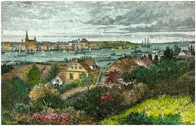 Kiel, Germania, c. 1875 da Carrera