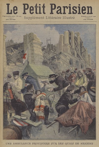 Il terremoto di Messina del 1908, Italia da Carrey