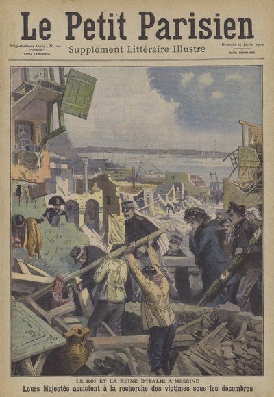 Il terremoto di Messina del 1908, Italia da Carrey