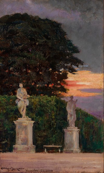 Angolo della terrazza, Versailles, 1911 da Carroll Beckwith