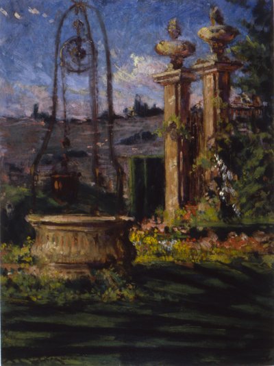 Nei Giardini di Villa Palmieri da Carroll Beckwith
