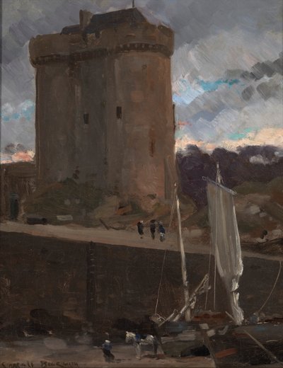 La Torre di Solidor a St. Severin, Normandia, ca. 1877 da Carroll Beckwith