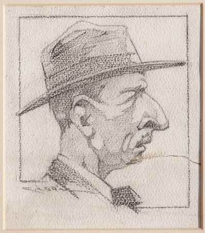 Un uomo con il cappello da Casimiro Jodi