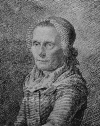 Ritratto della madre Heiden da Caspar David Friedrich