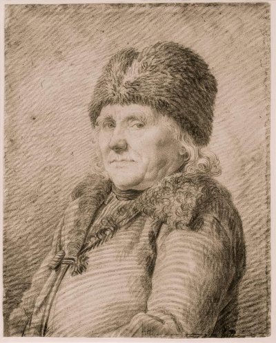 Ritratto del padre Adolph Gottlieb Friedrich da Caspar David Friedrich