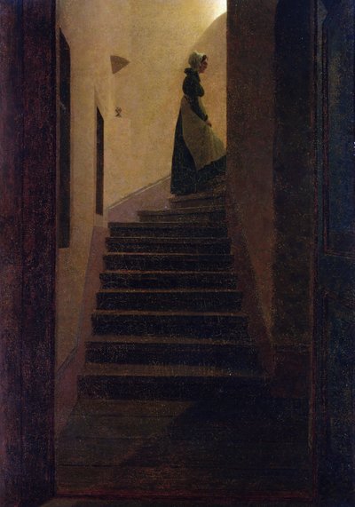 Caroline sulle scale da Caspar David Friedrich