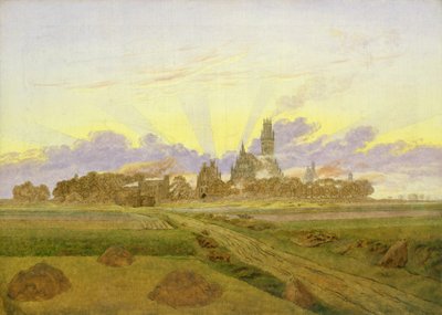 Alba a Neubrandenburg da Caspar David Friedrich