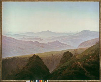 Il mattino in montagna da Caspar David Friedrich