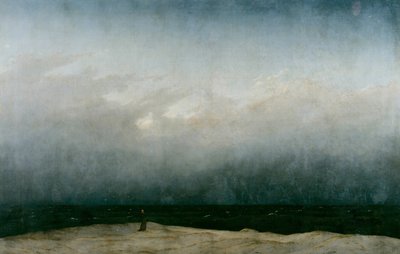 Il monaco in riva al mare da Caspar David Friedrich