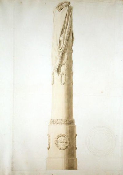 Progetto per una colonna commemorativa da Caspar David Friedrich
