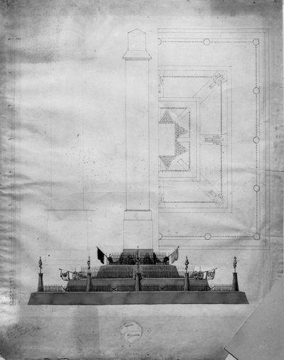 Progetto per un memoriale di guerra da Caspar David Friedrich