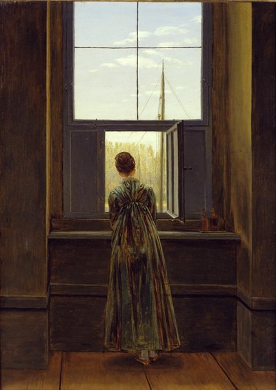 Donna alla finestra da Caspar David Friedrich