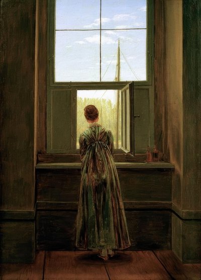 Donna alla finestra da Caspar David Friedrich