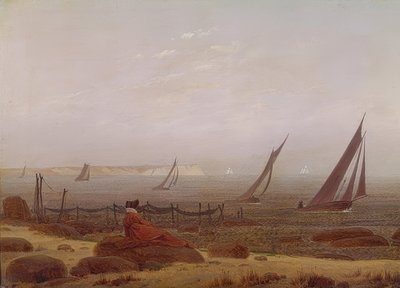 Donna al mare da Caspar David Friedrich