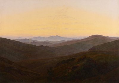 Tedesco: Le montagne giganti Le montagne giganti da Caspar David Friedrich