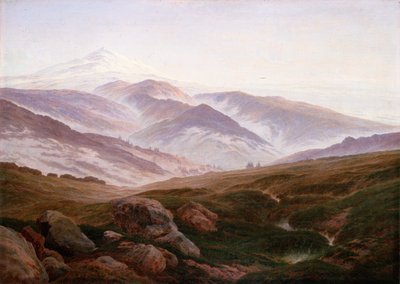 Tedesco: Erinnerungen an das Riesengebirge Ricordi delle montagne giganti da Caspar David Friedrich