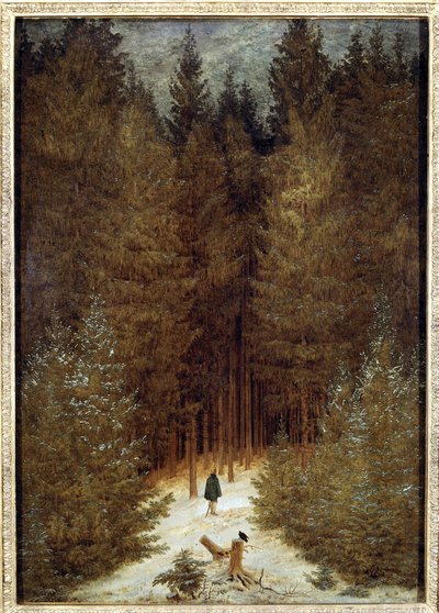 Cacciatore nella foresta da Caspar David Friedrich
