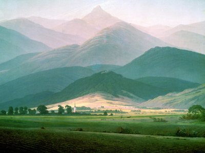 Paesaggio nei Monti dei Giganti da Caspar David Friedrich