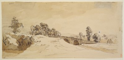 Paesaggio con ponte da Caspar David Friedrich