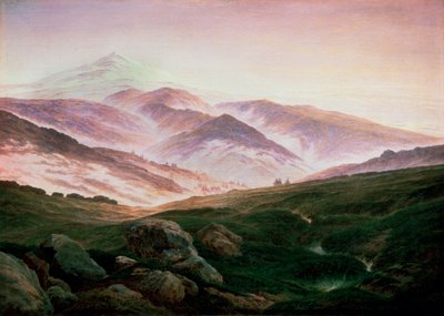Memoria dei Monti dei Giganti, 1835 da Caspar David Friedrich