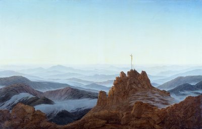 Mattina nei Monti dei Giganti, di Caspar David Friedrich da Caspar David Friedrich