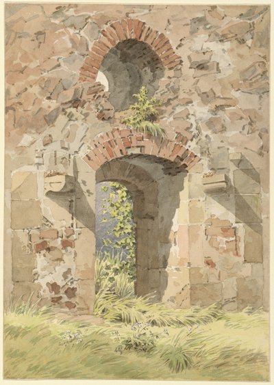 Rovina del Monastero della Santa Croce, Meissen da Caspar David Friedrich