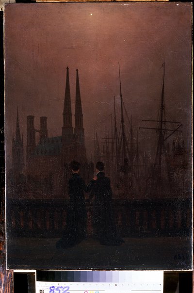 Sera al porto (Le sorelle) da Caspar David Friedrich