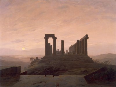 Il Tempio di Giunone ad Agrigento da Caspar David Friedrich
