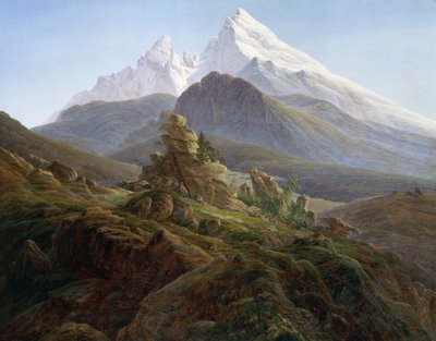 Il Watzmann da Caspar David Friedrich