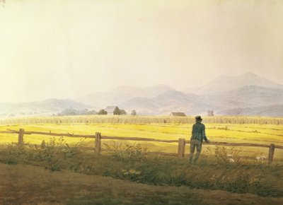 Vista di Schmiedebergerkamm, c.1837 da Caspar David Friedrich