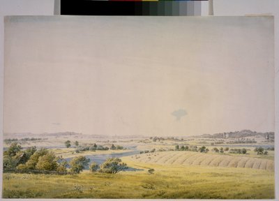 Veduta su Putbus e dintorni da Caspar David Friedrich