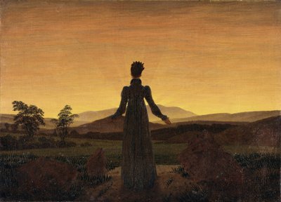 Donna davanti al sole nascente, ca 1818 da Caspar David Friedrich