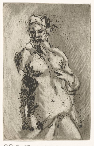 Torso di uomo nudo da Caspar Jacobsz. Philips