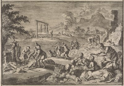 Carestia in Germania, 1637 da Caspar Luyken (attributed to)
