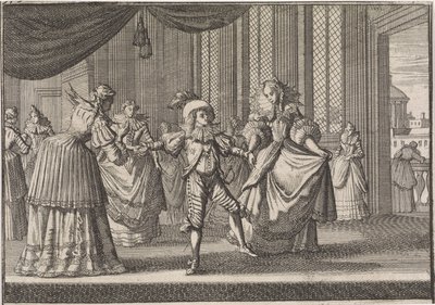 Educazione di Balthazar Carlo, il figlio maggiore del re Filippo IV, 1642 da Caspar Luyken (attributed to)