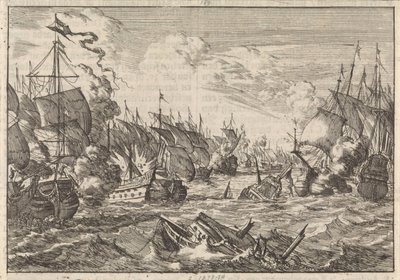 Battaglia di Solebay, 1672 da Caspar Luyken